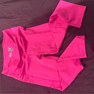Zyia Pink Crop Leggings
